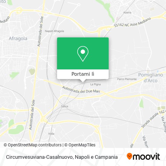 Mappa Circumvesuviana-Casalnuovo