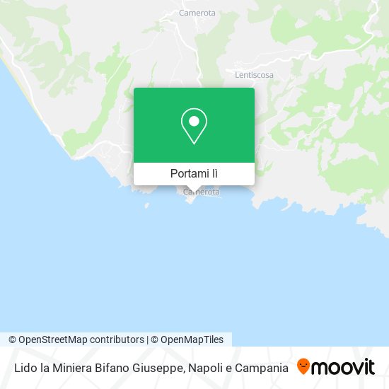 Mappa Lido la Miniera Bifano Giuseppe