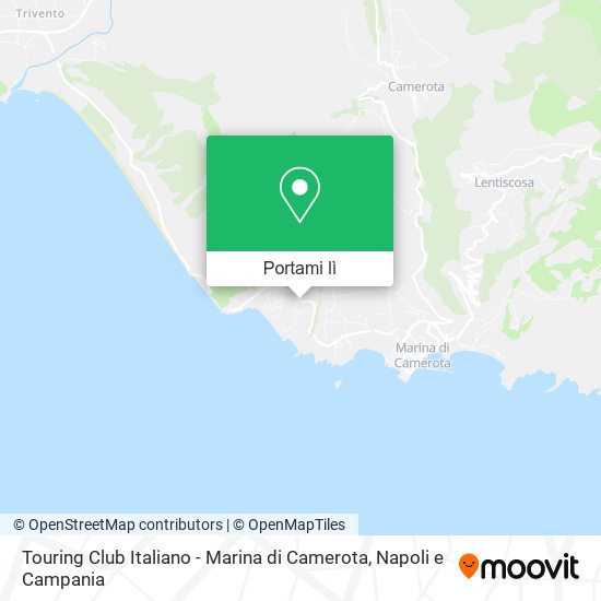 Mappa Touring Club Italiano - Marina di Camerota