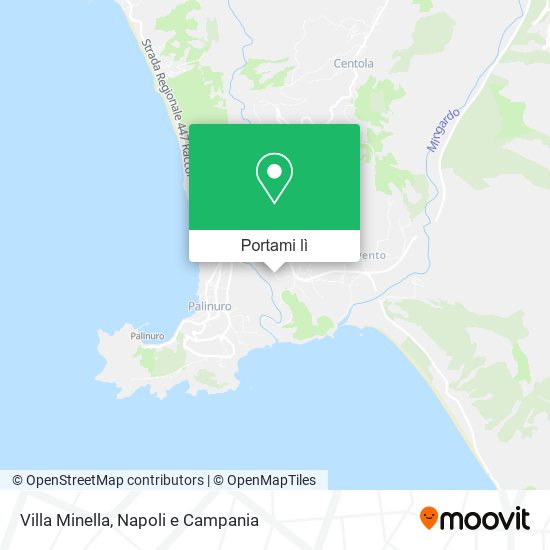 Mappa Villa Minella