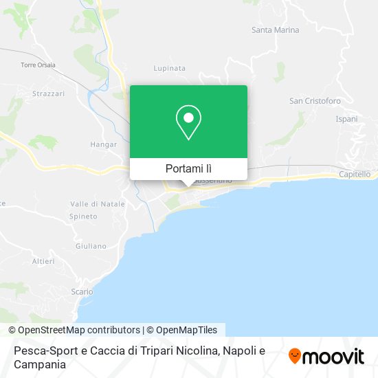 Mappa Pesca-Sport e Caccia di Tripari Nicolina