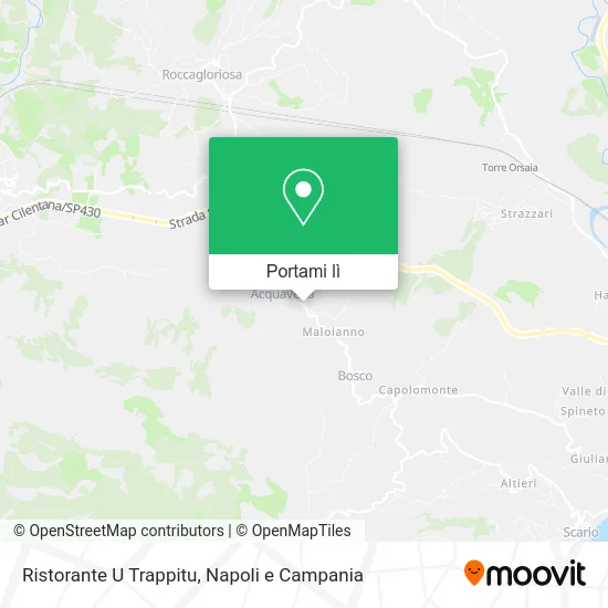 Mappa Ristorante U Trappitu