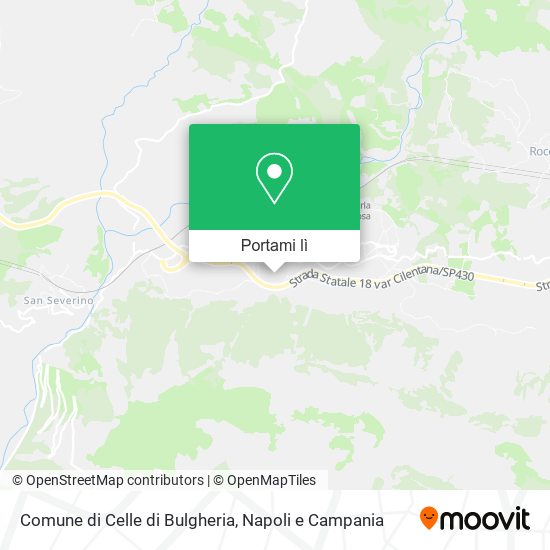 Mappa Comune di Celle di Bulgheria