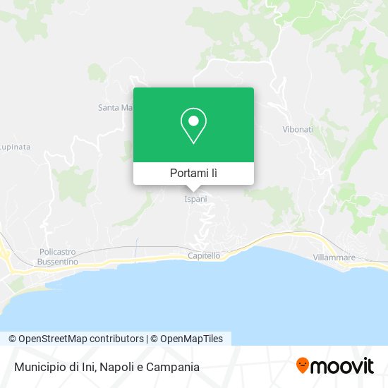 Mappa Municipio di Ini