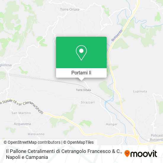 Mappa Il Pallone Cetralimenti di Cetrangolo Francesco & C.