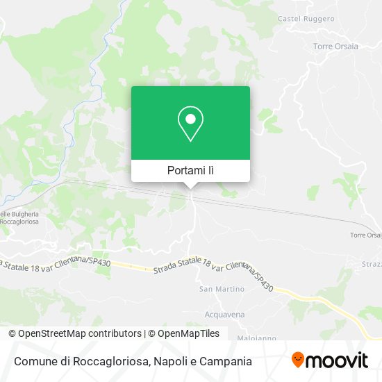 Mappa Comune di Roccagloriosa