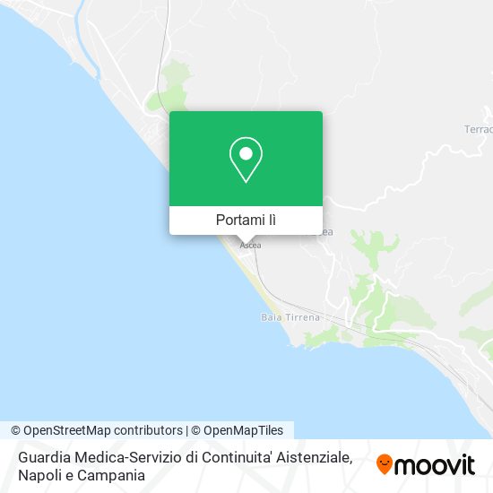 Mappa Guardia Medica-Servizio di Continuita' Aistenziale