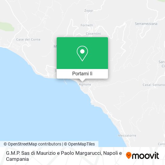 Mappa G.M.P. Sas di Maurizio e Paolo Margarucci