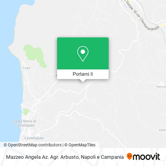 Mappa Mazzeo Angela Az. Agr. Arbusto