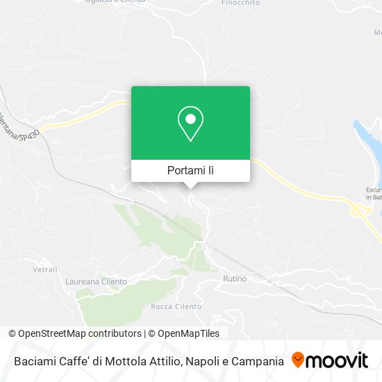 Mappa Baciami Caffe' di Mottola Attilio