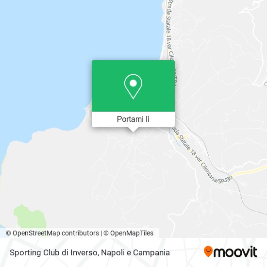 Mappa Sporting Club di Inverso