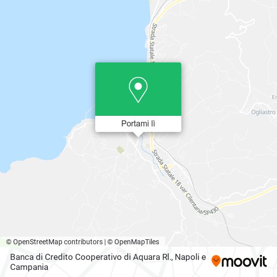 Mappa Banca di Credito Cooperativo di Aquara Rl.