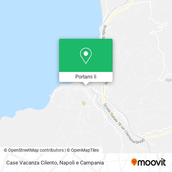 Mappa Case Vacanza Cilento