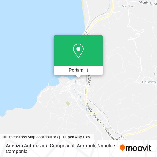 Mappa Agenzia Autorizzata Compass di Agropoli