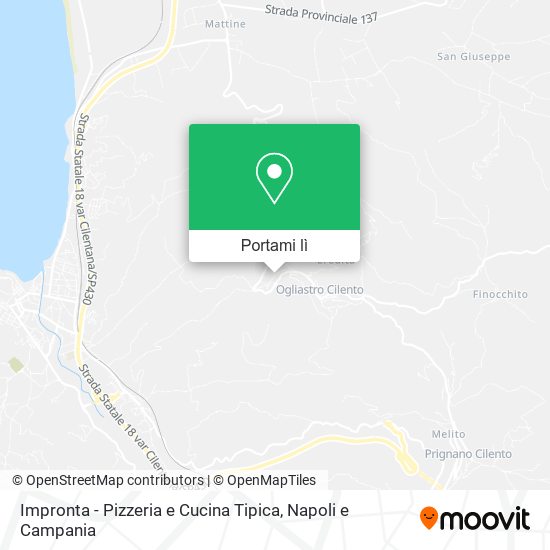 Mappa Impronta - Pizzeria e Cucina Tipica