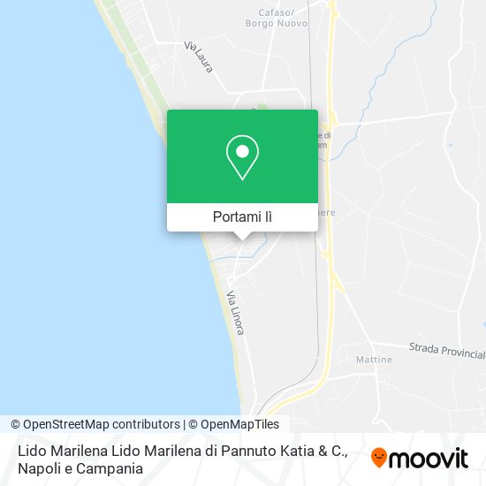 Mappa Lido Marilena Lido Marilena di Pannuto Katia & C.