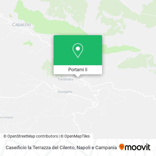 Mappa Caseificio la Terrazza del Cilento