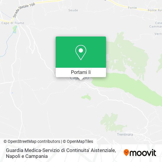 Mappa Guardia Medica-Servizio di Continuita' Aistenziale