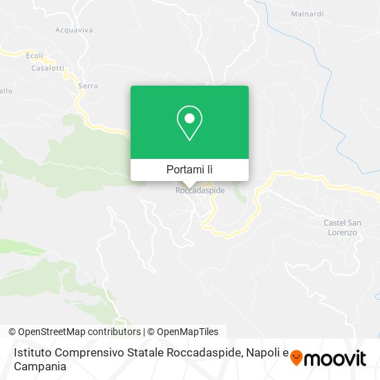 Mappa Istituto Comprensivo Statale Roccadaspide