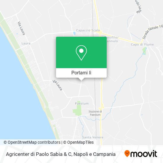 Mappa Agricenter di Paolo Sabia & C