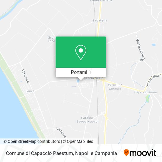 Mappa Comune di Capaccio Paestum