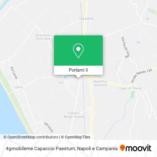 Mappa 4gmobileme Capaccio Paestum