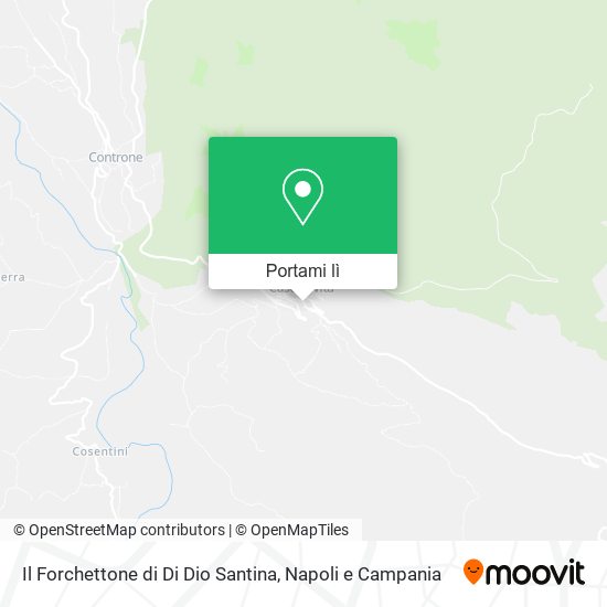 Mappa Il Forchettone di Di Dio Santina