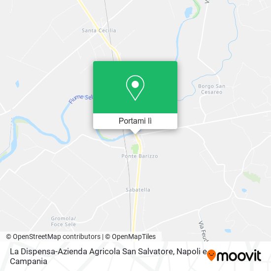 Mappa La Dispensa-Azienda Agricola San Salvatore