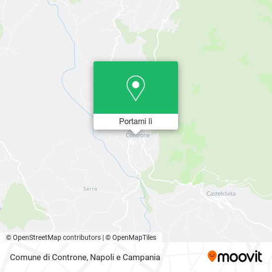 Mappa Comune di Controne