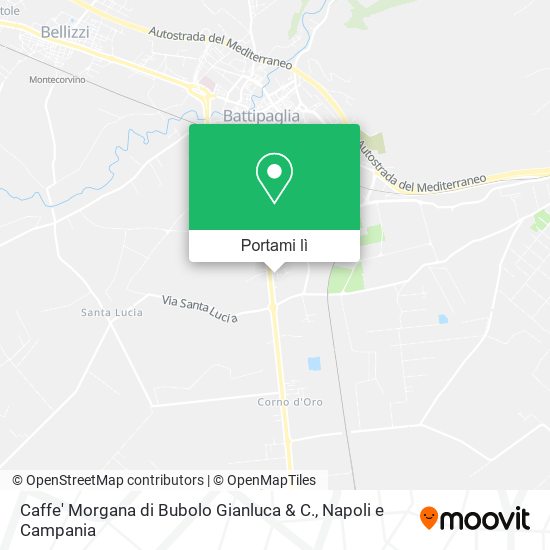 Mappa Caffe' Morgana di Bubolo Gianluca & C.