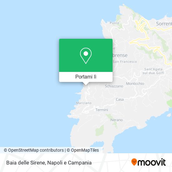 Mappa Baia delle Sirene
