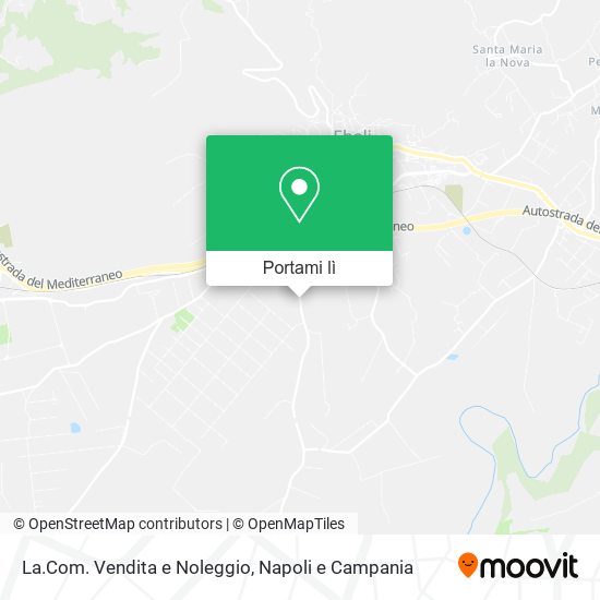 Mappa La.Com. Vendita e Noleggio