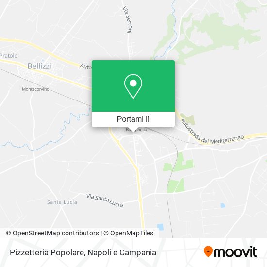 Mappa Pizzetteria Popolare