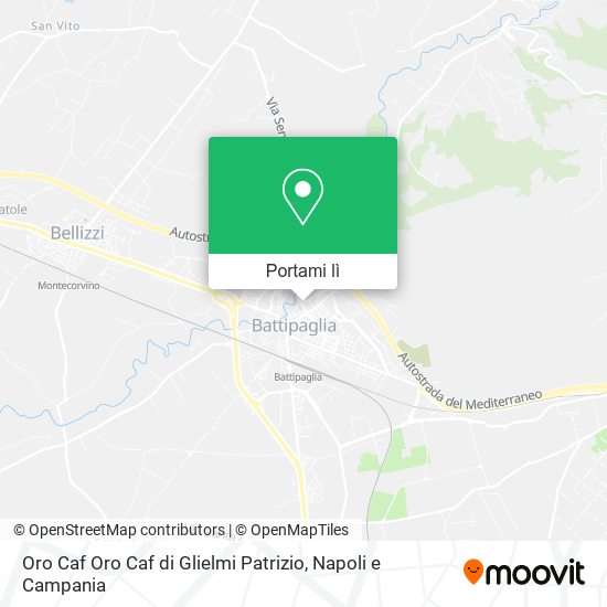 Mappa Oro Caf Oro Caf di Glielmi Patrizio