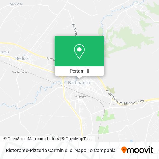 Mappa Ristorante-Pizzeria Carminiello