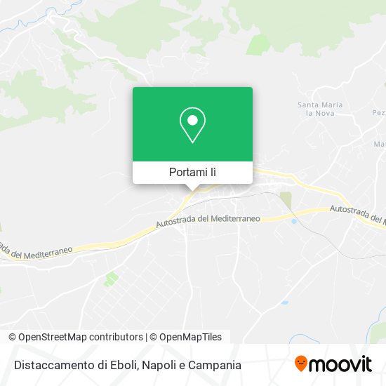 Mappa Distaccamento di Eboli