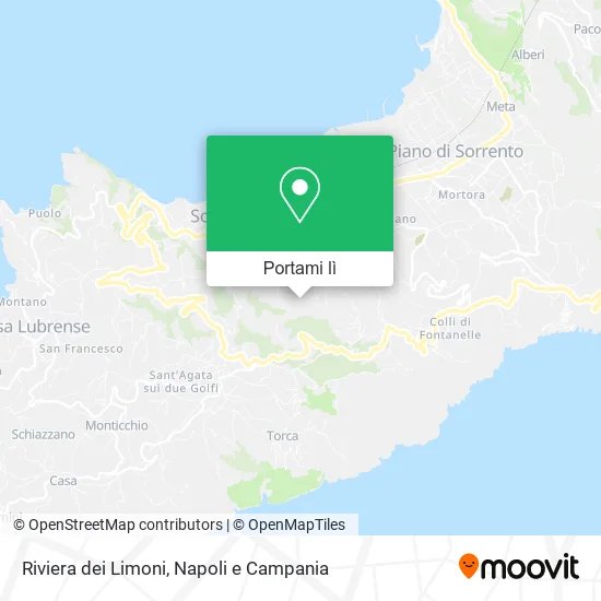 Mappa Riviera dei Limoni