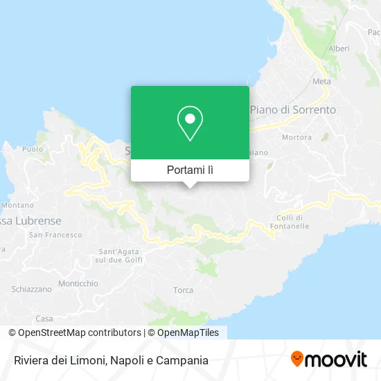 Mappa Riviera dei Limoni