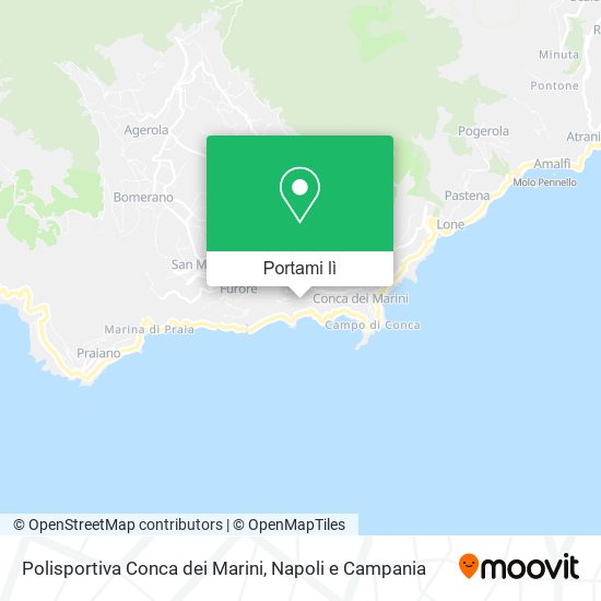 Mappa Polisportiva Conca dei Marini