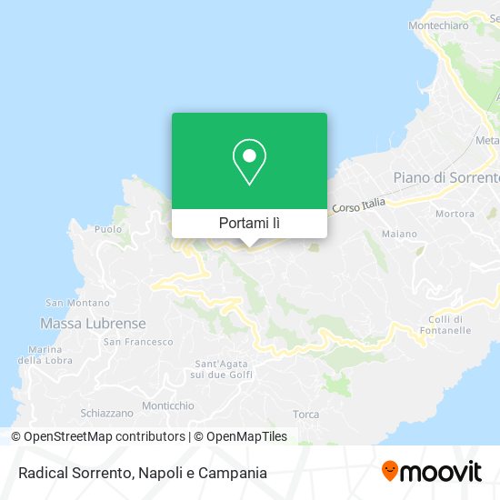 Mappa Radical Sorrento