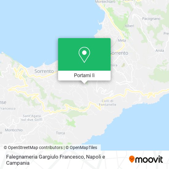 Mappa Falegnameria Gargiulo Francesco