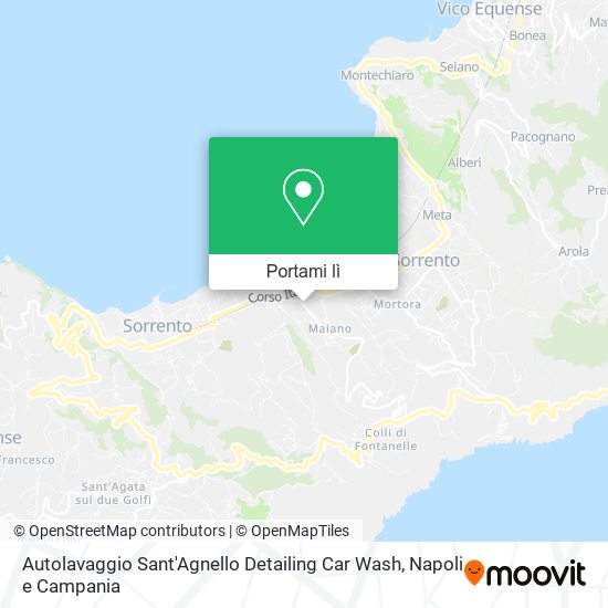 Mappa Autolavaggio Sant'Agnello Detailing Car Wash