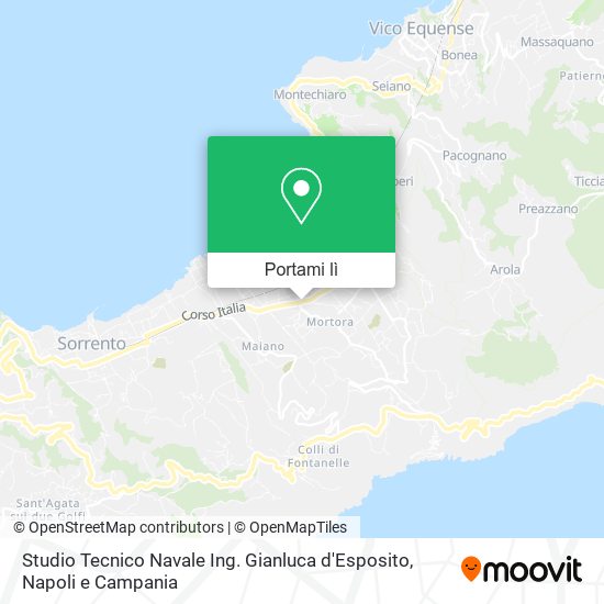 Mappa Studio Tecnico Navale Ing. Gianluca d'Esposito