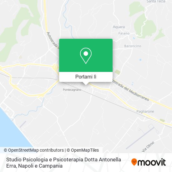 Mappa Studio Psicologia e Psicoterapia Dotta Antonella Erra