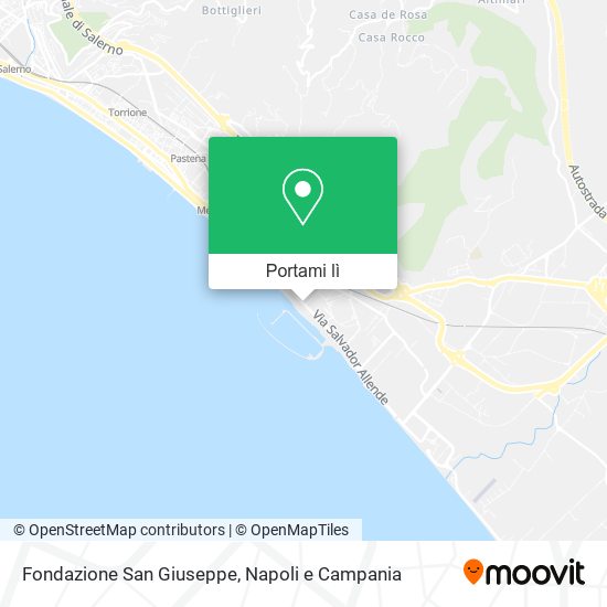 Mappa Fondazione San Giuseppe