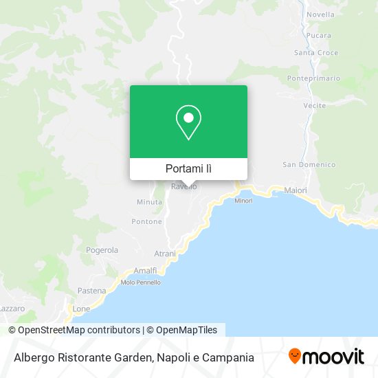 Mappa Albergo Ristorante Garden