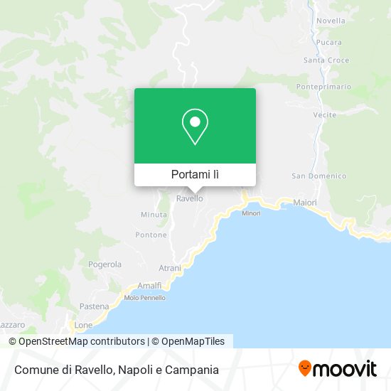 Mappa Comune di Ravello