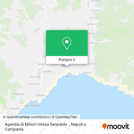 Mappa Agenzia di Minori Intesa Sanpaolo .