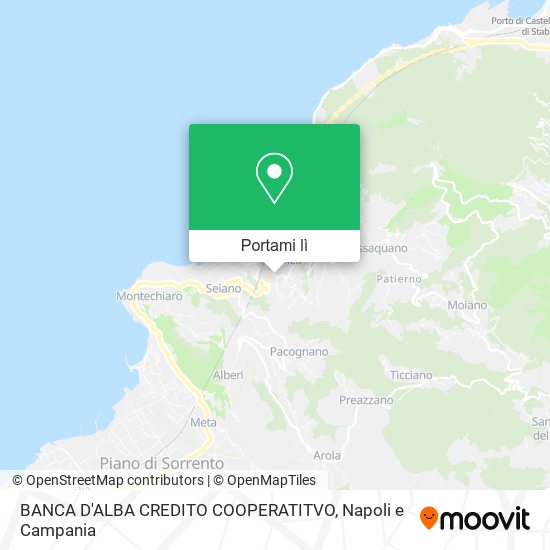 Mappa BANCA D'ALBA CREDITO COOPERATITVO