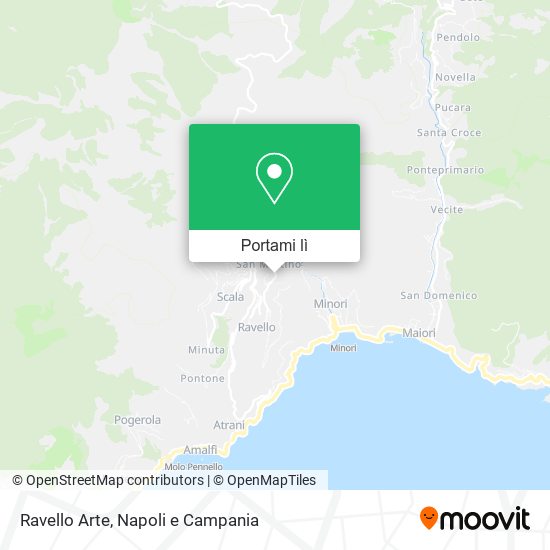 Mappa Ravello Arte